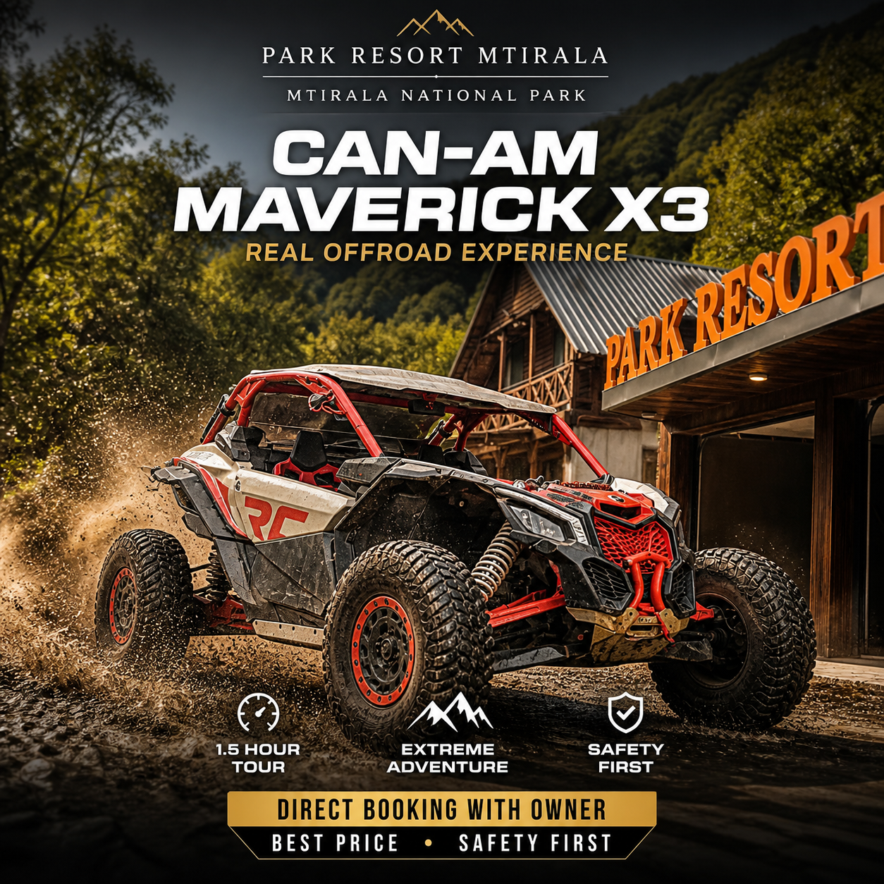 Maverick x3 1 Hour and Half Tour