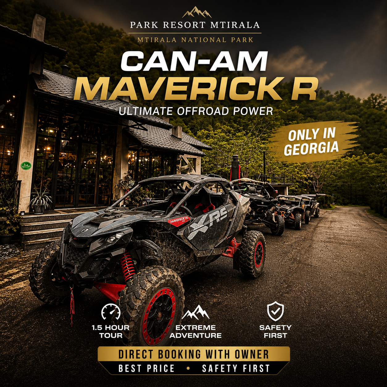 Maverick R 2025 1 Hour and Half Tour