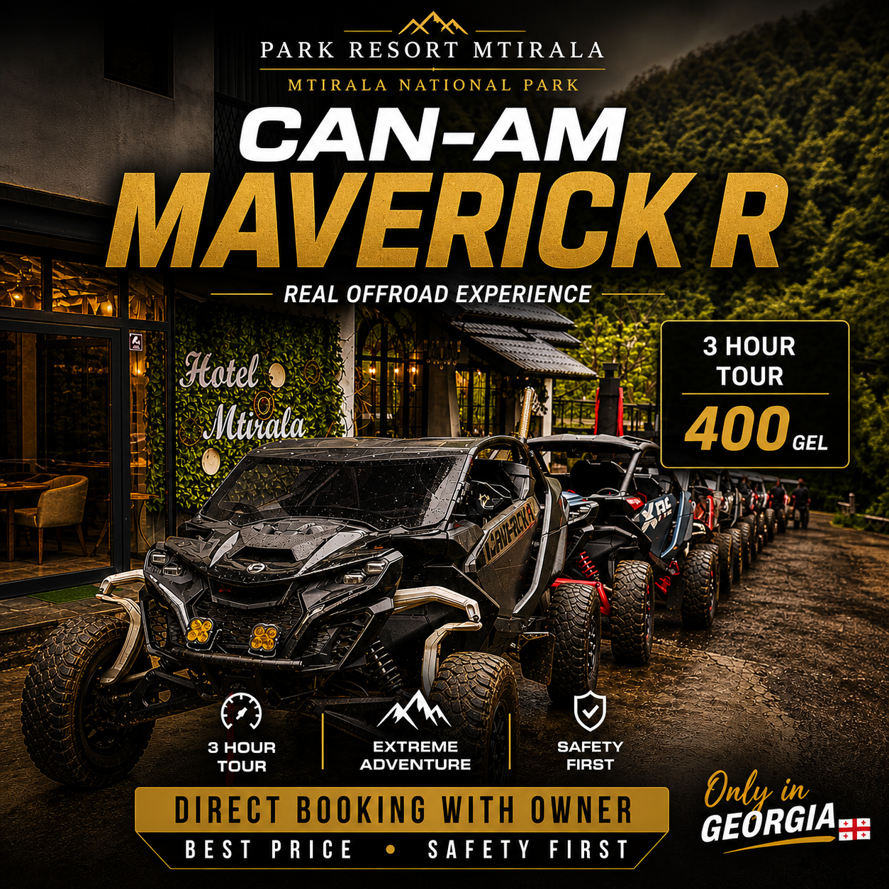 Maverick R 2025 3 Hour Tour